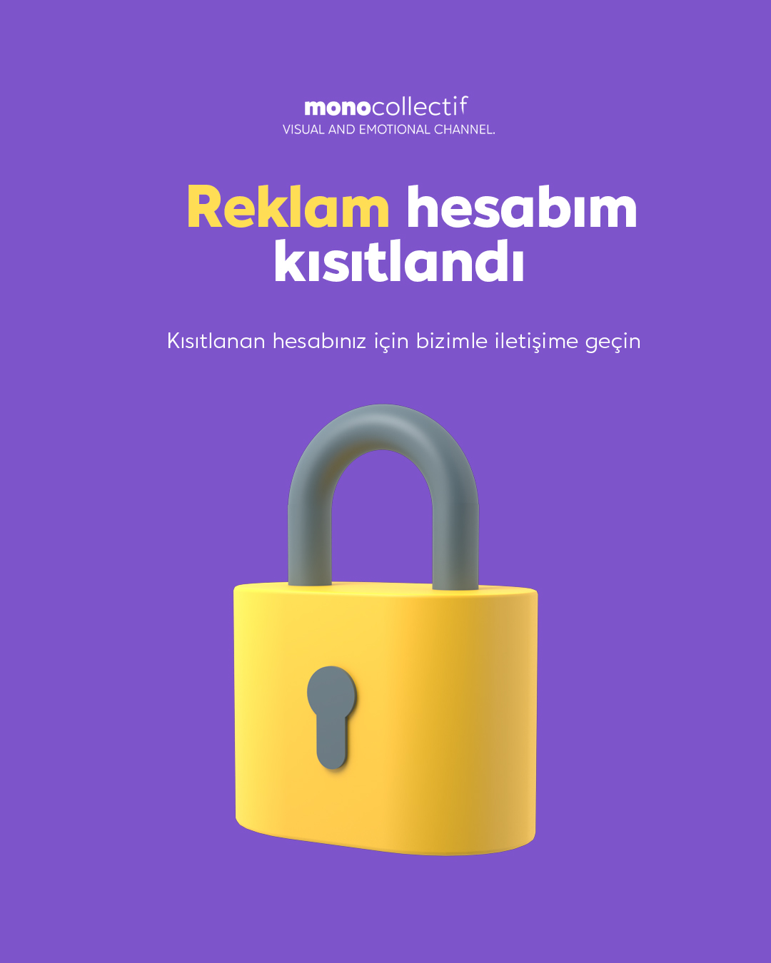 Reklam hesabım kısıtlandı